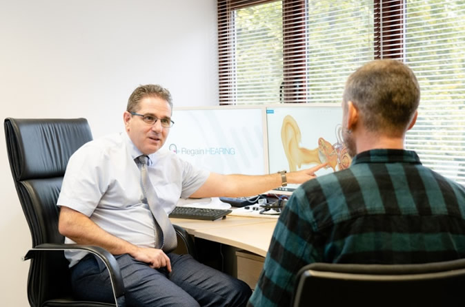 consultation with the audiologist