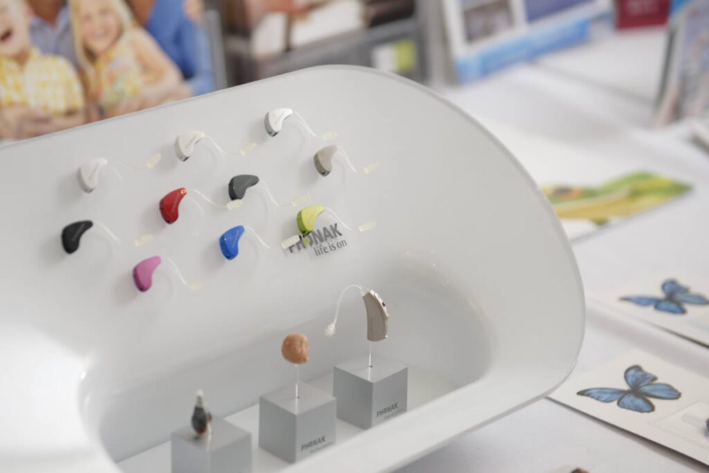 hearing aid display