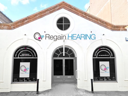 Regain Hearing Test Centre in Maidstone shop front